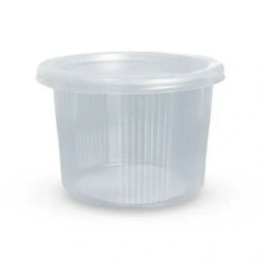 Супница с крышкой 500 мл Прозрачная (ПП-115-500проз)