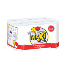 Туалетная бумага Maxi двухслойная 35.1 м 12 шт. белый (009186)
