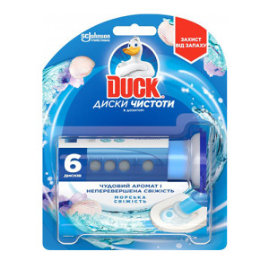 Диски чистоти для унітаза Duck Морська свіжість  (018844)