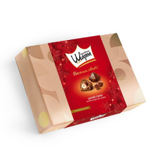 Конфеты шоколадные Королевский шарм целый фундук и шоколадный крем 276 г (05723)