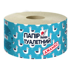 Туалетная бумага макулатурная Альбатрос Джамбо с тиснением 120 м 1 шт. (098)