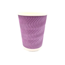  Стакан гофрированный Ripple 110 мл 30 шт. Дымчато-розовый (110010)