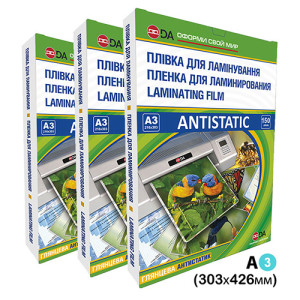 Пленка для ламинирования D&A 303x426 мм 80 мкм 100 шт (11201011307YA)