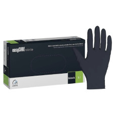 Перчатки EasyCare нитриловые неопудренные L 100 шт. Черные (12003N)