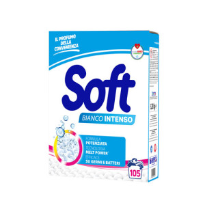 Стиральный порошок для стирки белых вещей Soft Bianco Intenso 105 стирок 5.25 кг (121006) Стиральный порошок для стирки белых вещей Soft Bianco Intenso 105 стирок 5.25 кг (121006)