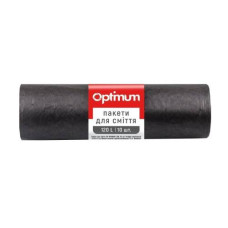 Пакеты для мусора Pro Service Optimum крепкие 120 л. 10 шт. Черные (16118250)
