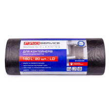 Пакеты для мусора Pro Service 160 л 20 шт. крепкие Черные (16201930) Пакеты для мусора Pro Service 160 л 20 шт. крепкие Черные (16201930)