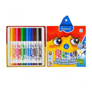 Фломастеры Marco Super Washable 12 цветов (1630-12CB)