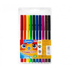 Фломастеры Marco Super Washable 10 цветов (1690-10) Фломастеры Marco Super Washable 10 цветов (1690-10)