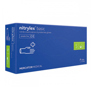 Перчатки Nitrylex Basic нитриловые неопудренные S 100 шт. Темно-синие/фиолетовые (2494) Перчатки Nitrylex Basic нитриловые неопудренные S 100 шт. Темно-синие/фиолетовые (2494)