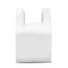 Пакеты майки 30х50 см 51 мкм 100 шт. крепкие белые (305096)