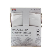 Гигиенические накладки на сиденье унитаза Pro Service 1/4 вертикальные 200 шт. (31200250)