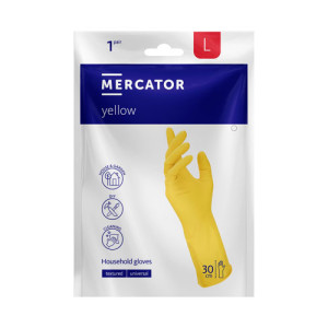 Перчатки резиновые Mercator хозяйственные L (32588) Перчатки резиновые Mercator хозяйственные L (32588)