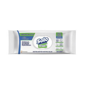 Салфетки влажные для уборки Solo Natural Power эвкалипта и сосны 10.5х34 см 100 шт. (32763462)
