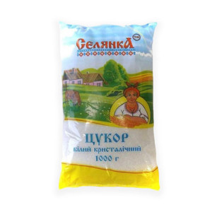 Сахар белый Селянка 1 кг (435988) Сахар белый Селянка 1 кг (435988)