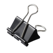 Биндеры Axent 41 мм 12 шт. Черные (4404-A)