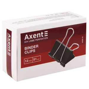 Біндери Axent 51 мм 12 шт. Чорні (4405-A)