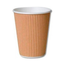 Стакан бумажный Ripple 450мл 20 шт. Бурый (450765)