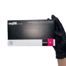 Перчатки EasyCare нитриловые неопудренные S 100 шт. Черные (502001N)