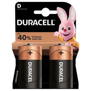Батарейка лужна DURACELL D (LR20) 1 шт. (52512)