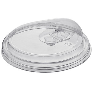 Крышка для стакана PET 95 мм 100 шт поилка (556562)