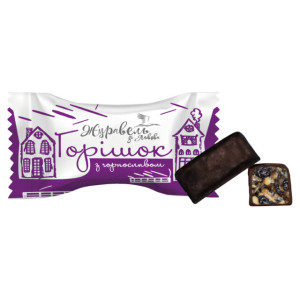 Конфеты шоколадные Журавель зі Львова Орешек с черносливом 1 кг (558559)