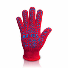 Перчатки трикотажные с ПВХ вкраплением Romus 6-нитка платировка красные 2 шт. (5616R)