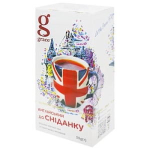 Чай пакетированный Grace English Breakfast черный 25 шт. (692540)