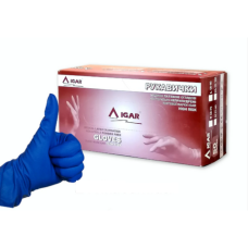 Перчатки IGAR латексные L 50 шт. Синие (7609999)