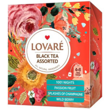 Чай Lovare Black Tea Assorted черный 32 шт. (79648) Чай Lovare Black Tea Assorted черный 32 шт. (79648)