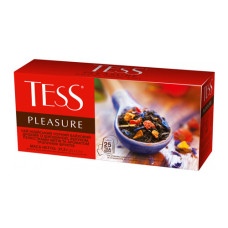 Чай пакетированный Tess Pleasure черный с фруктами 25 шт. (801841) Чай пакетированный Tess Pleasure черный с фруктами 25 шт. (801841)