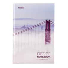 Записная книга Axent San Francisco A4 192 листа в клетку (8423-22-A) Записная книга Axent San Francisco A4 192 листа в клетку (8423-22-A)