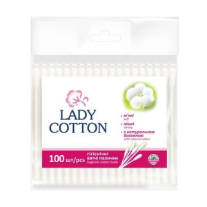 Ватні палички Lady Cotton 100 шт. (87351) Ватні палички Lady Cotton 100 шт. (87351)