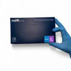 Перчатки EasyCare нитриловые неопудренные XL 100 шт. Синие (924595)