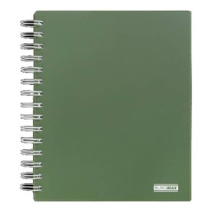 Блокнот на спирали Buromax Military B5 120 листов в клетку Темно-зеленый (BM.24155912-16) Блокнот на спирали Buromax Military B5 120 листов в клетку Темно-зеленый (BM.24155912-16)