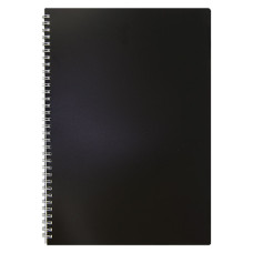 Тетрадь Buromax Classic А4 в пластиковой обложке 80 листов в клетку Черная (BM.2446-001) Тетрадь Buromax Classic А4 в пластиковой обложке 80 листов в клетку Черная (BM.2446-001)