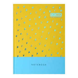 Записная книга Buromax INTENSO A5 96 листов в клетку Желтая (BM.24511105-08)