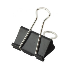 Биндеры Buromax 25 мм 12 шт. Черные (BM.5304)