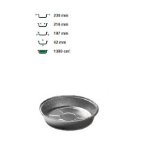 Контейнер из пищевой фольги Zenith 1380 мл 100 шт. (C803L)