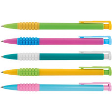 Ручка шариковая автомат. Economix Mercury Синяя 0.5 мм Ассорти (E10104-99)