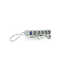 Фільтр мережевий Merlion 1.8 м 5 розеток. Сірий (G518)