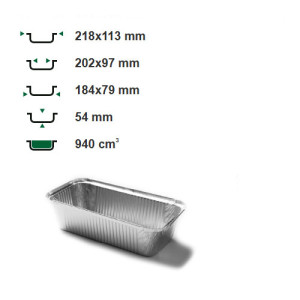 Контейнер из пищевой фольги Zenith 940 мл 100 шт. (R14L)