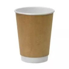 Стакан бумажный двустенный Romus 180 мл 30 шт. Евро Крафт+белый (R18030772)