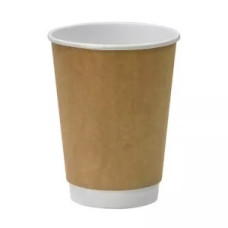 Стакан бумажный двустенный Romus 250 мл 25 шт. Евро Крафт+белый (R25025772)