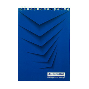 Блокнот Buromax Monochrome A5 48 листов в клеточку Синий (BM.2474-02)