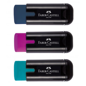 Точилка Faber Castell с резинкой Ассорти (29911)