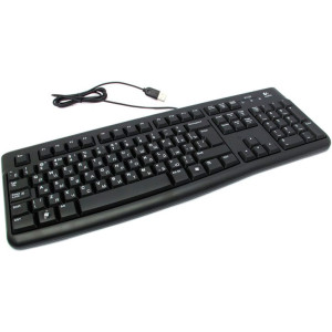 Клавіатура дротова Logitech USB чорна (K120) Клавіатура дротова Logitech USB чорна (K120)