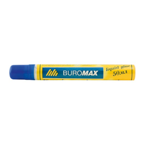 Клей силикатный с губкой Buromax 50 мл (BM.4802) Клей силикатный с губкой Buromax 50 мл (BM.4802)