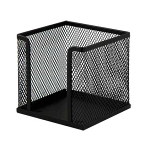 Металлический бокс для бумаги Buromax 100х100х100 мм Черный (BM.6215-01)