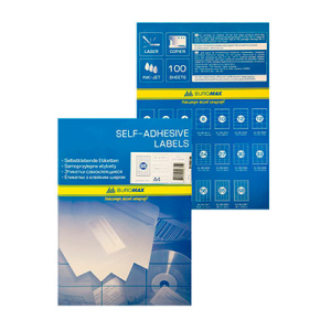 Набор этикеток самоклеющихся Buromax 100 листов 38х21.2 мм (BM.2864)